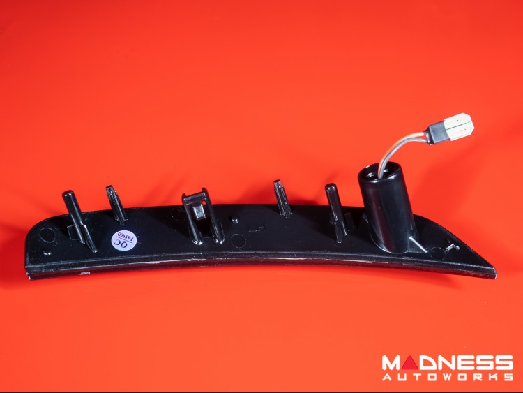 FIAT 500 Rear Bumper Side Blinker Lights (2) Smoked Black Finish